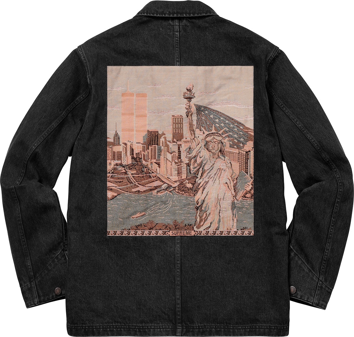NY Tapestry Denim Chore Coat view 7
